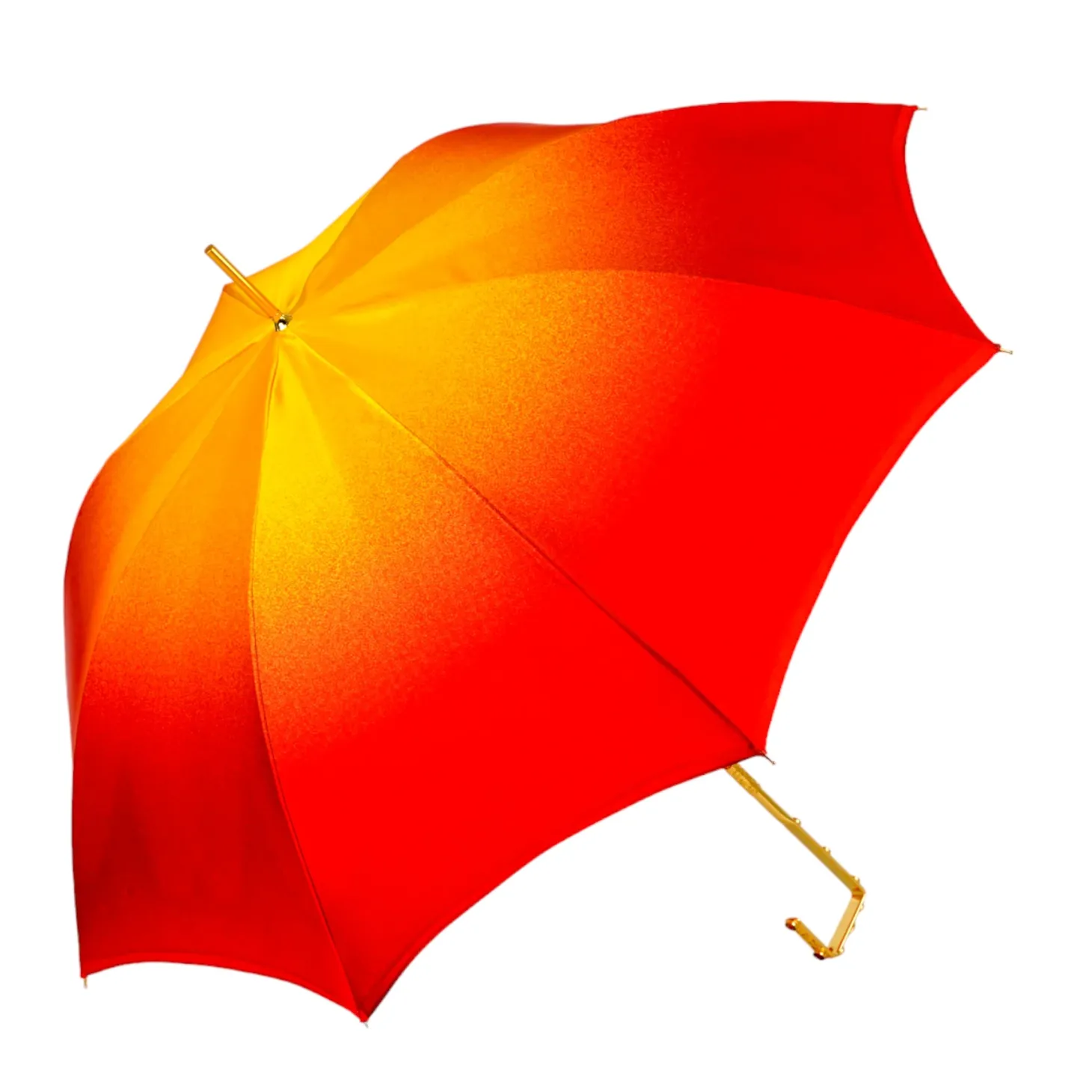 Colorful Handcrafted Umbrella with Flower, Made in Italy