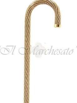 Crook Walking Cane Encrusted with Swarovski Elements