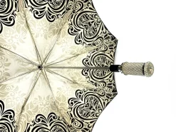 Damask Black and white with hundreds of crystals