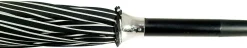 Double Cloth Men's Black Striped Umbrella