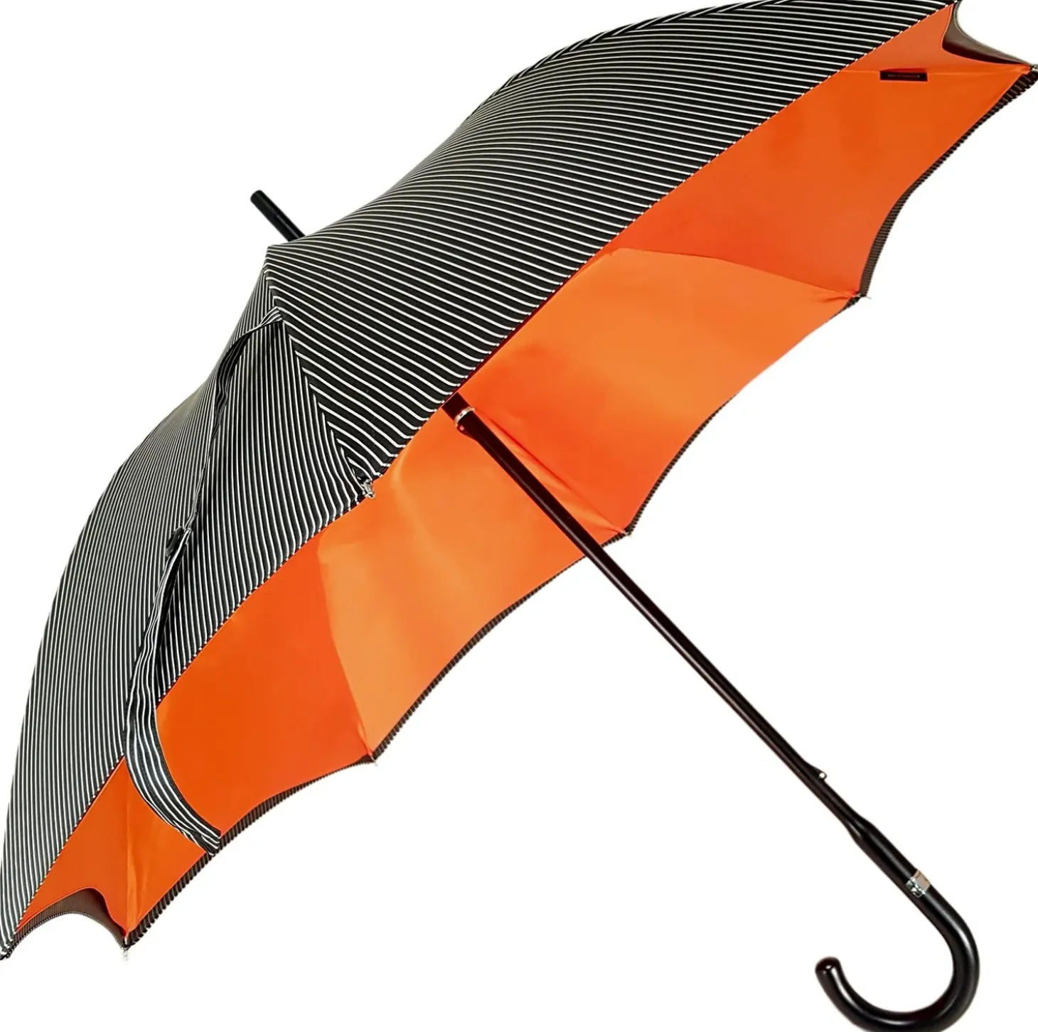 Double Cloth Men's Black Striped Umbrella
