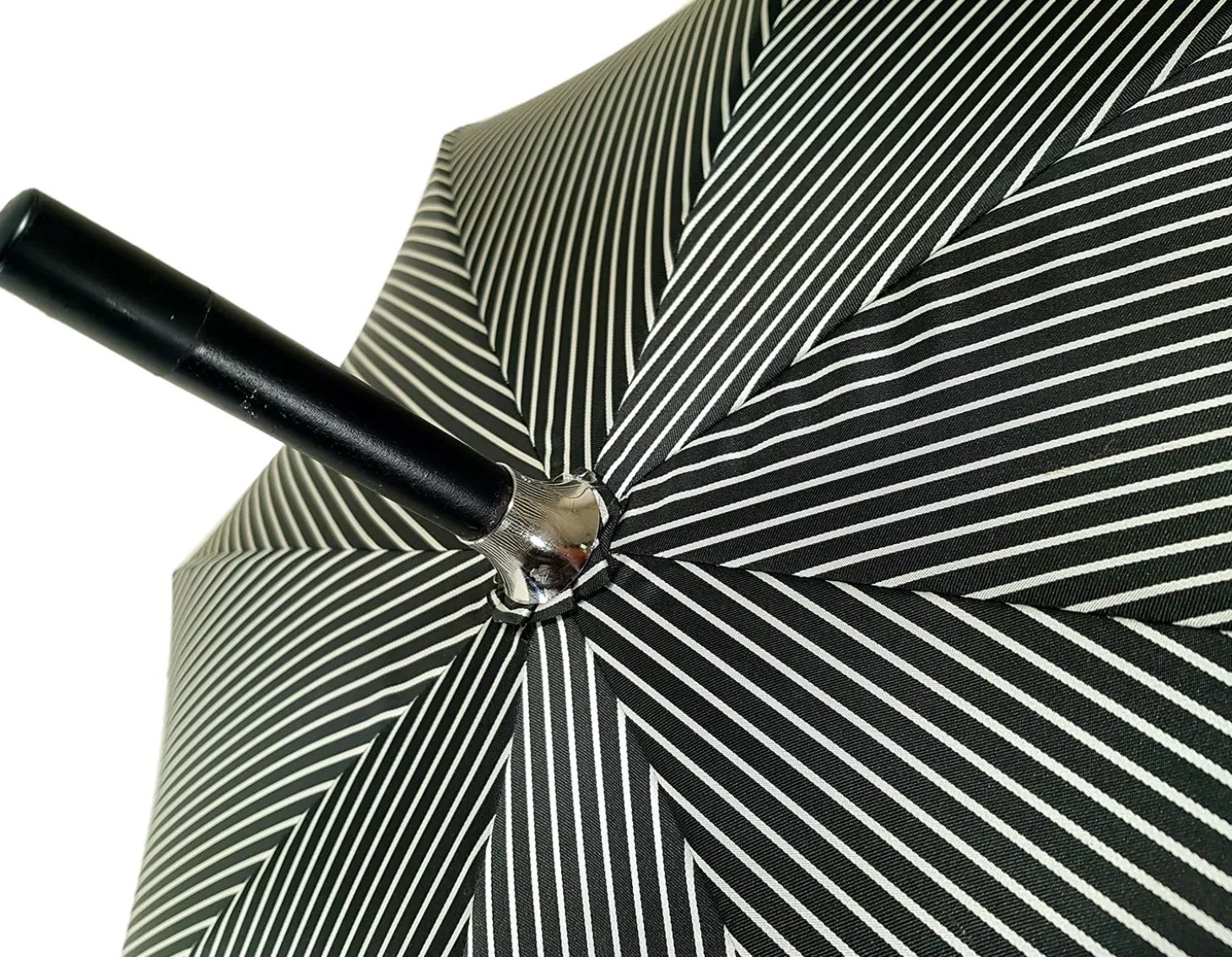 Double Cloth Men's Black Striped Umbrella