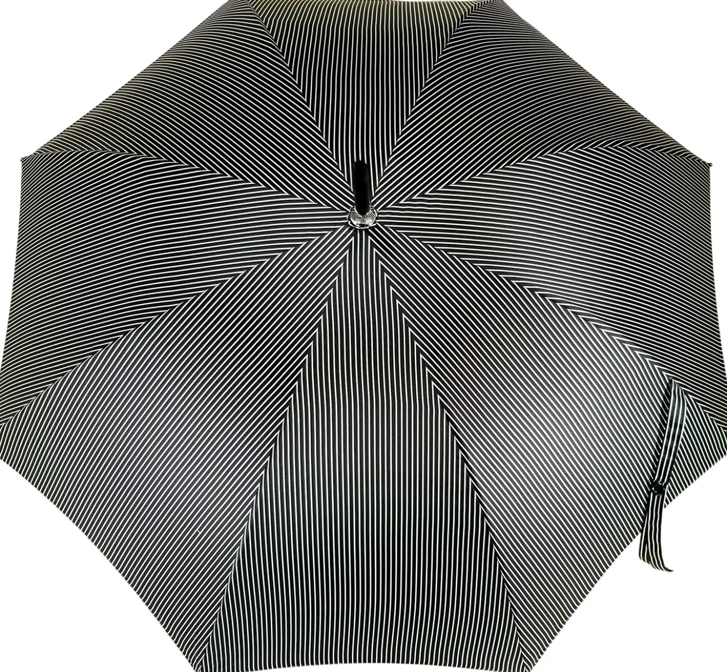 Double Cloth Men's Black Striped Umbrella