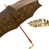Double Cloth Men's Umbrella - 24K Goldplated handle