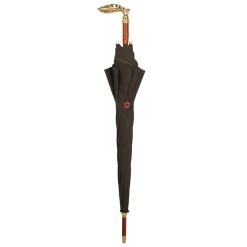 Double Cloth Men's Umbrella - 24K Goldplated handle