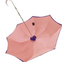 Double Cloth Purple Umbrella - Italian Elegance