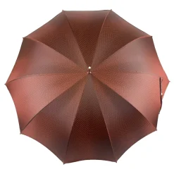 Elegant Burgundy Dot's Umbrella