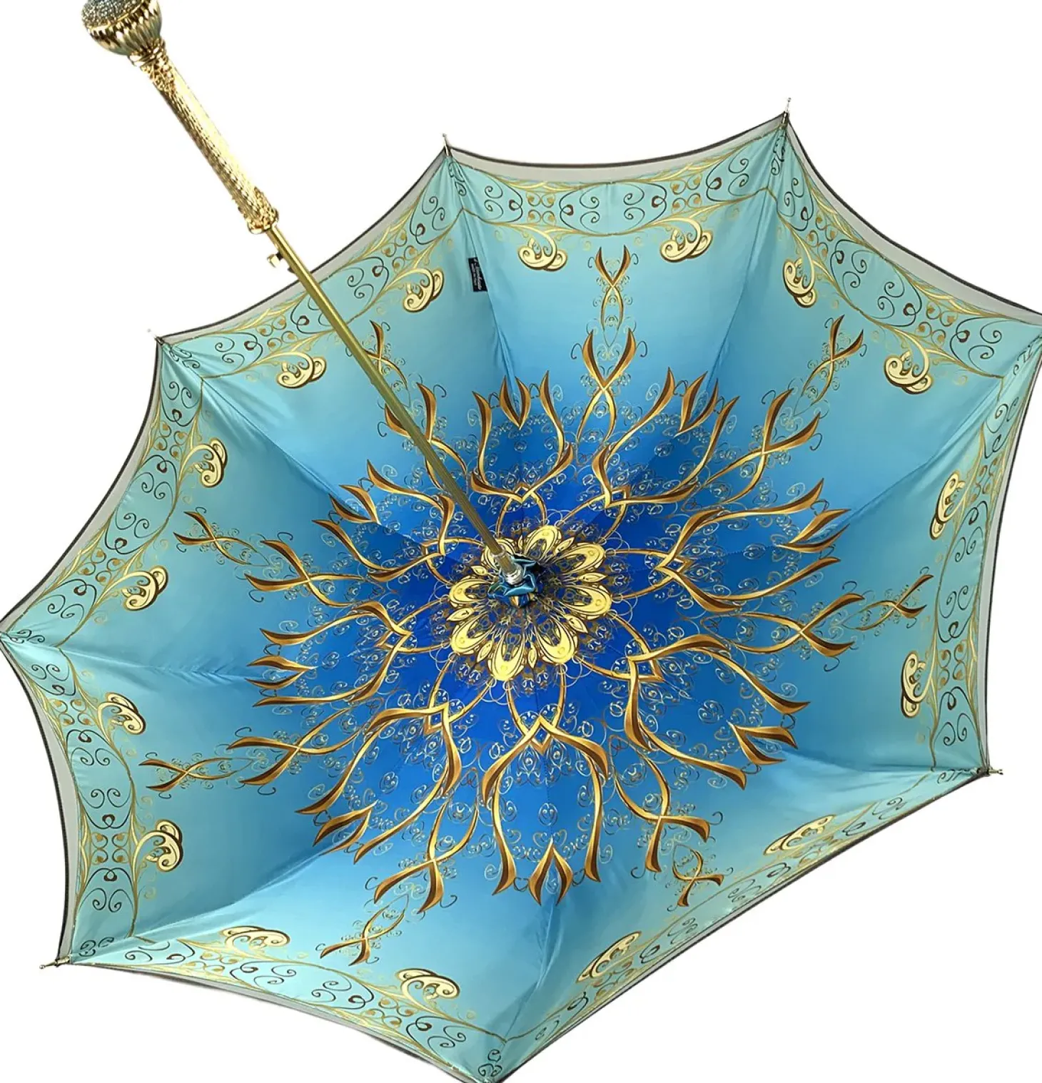 Elegant Gradient Gold Umbrella