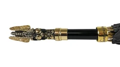 Elegant handcrafted umbrella with dragonfly