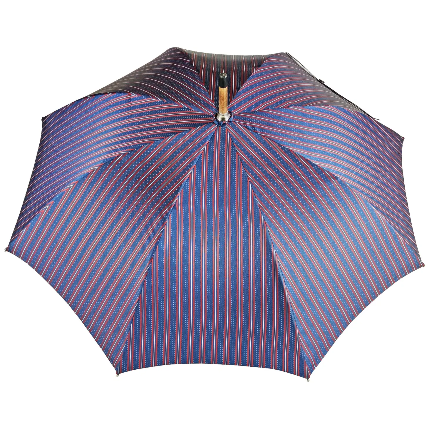 Elegant Men's umbrella with black leather handle