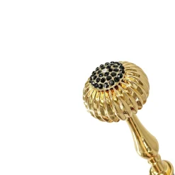 Elegant mylor Walking stick with Jet Crystals