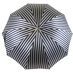 Elegant striped Blue and gray umbrella - Exclusive ilMarchesato