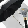 Elegant Umbrella With Double Layer In Black Satin