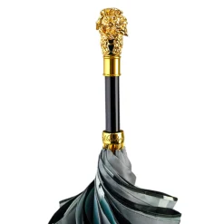 Elegant Umbrella with Gold-Plated Lion Handle – Limited Edition