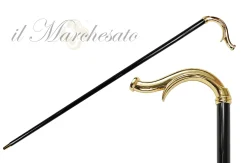 Elegant Walking stick - Brass 24k goldplated