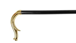 Elegant Walking stick - Brass 24k goldplated