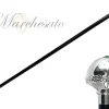 Elegant Walking stick with Silver-Plated Knob