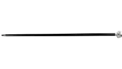 Elegant Walking stick with Silver-Plated Knob