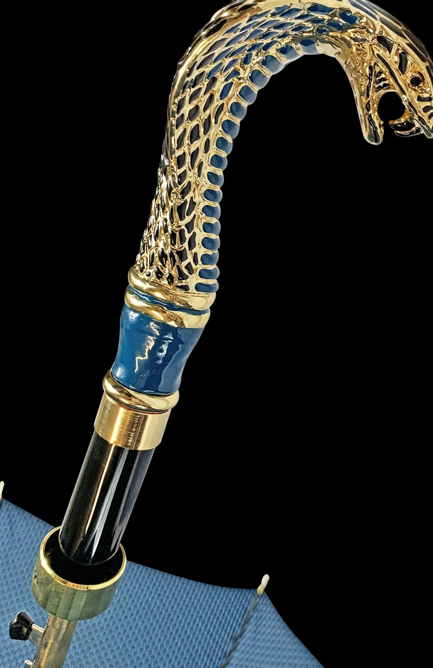 Enameled Snake with Jaquard dots