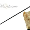 Exclusive gold plated and Hand enamelled dog