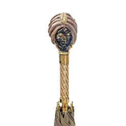 Exclusive ilMarchesato umbrella with Classic Sicily "Testa di moro"