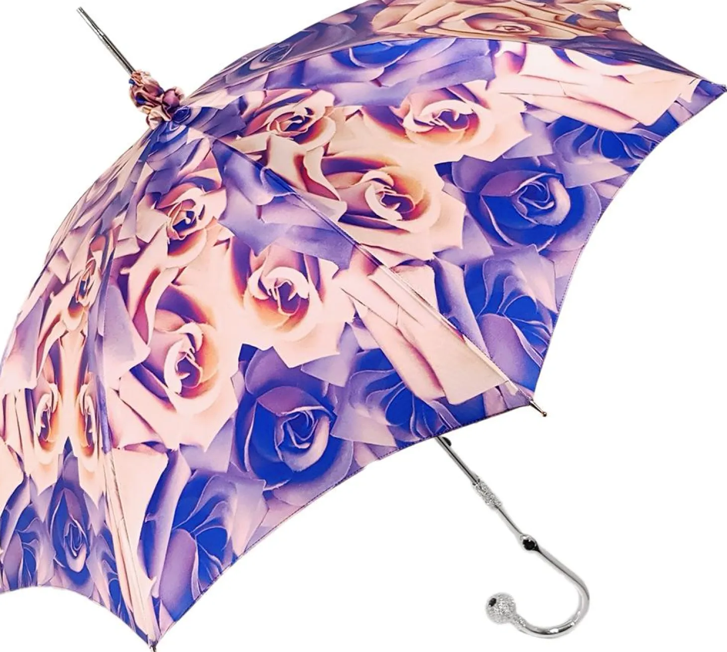 Exclusive Rose Design - Beautiful Silver Plated Handle
