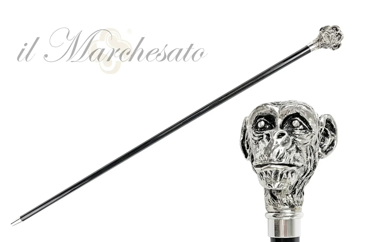 Exclusive Silverplated 925 Monkey