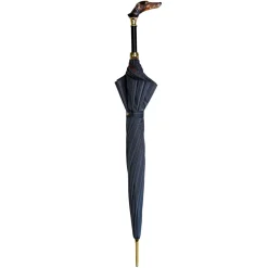 Exclusive striped umbrella - hand-painted greyhound umbrella