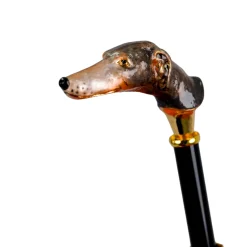 Exclusive striped umbrella - hand-painted greyhound umbrella
