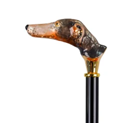Exclusive striped umbrella - hand-painted greyhound umbrella