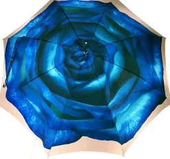 Fantastic Blu Rose Umbrella