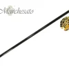 Fantastic Gold Plated Cobra - Hand Enamelled - Walking Cane
