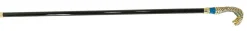 Fantastic Gold Plated Cobra - Hand Enamelled - Walking Cane