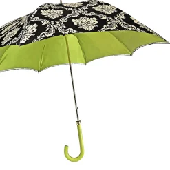 Fashionable black damask with fantastic green