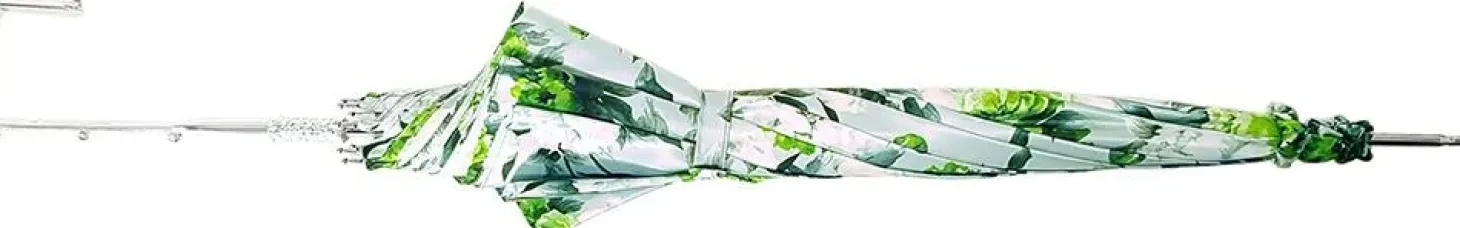 Flowered Green Parasol
