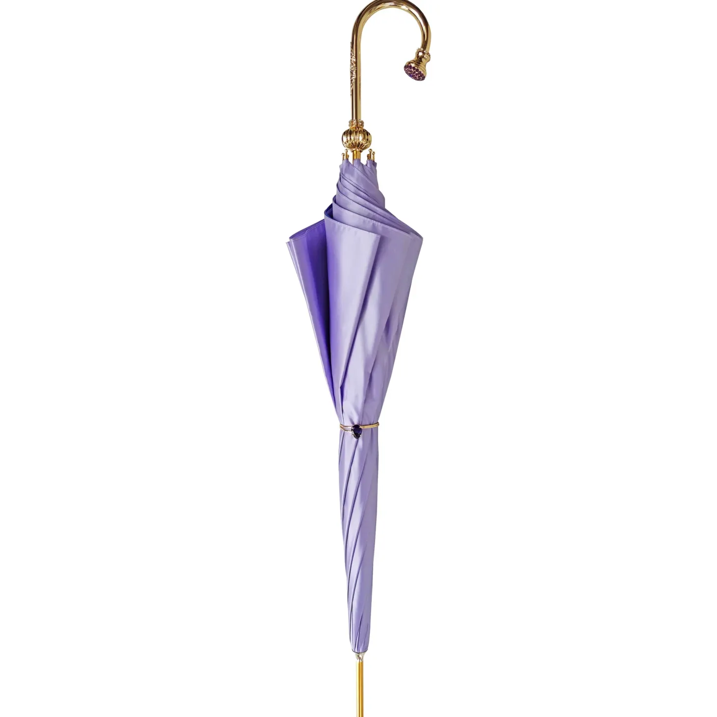 Flowered umbrella in shades of lilac
