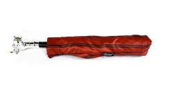 Folding Umbrella for Men with Silver-plated Bull Handle