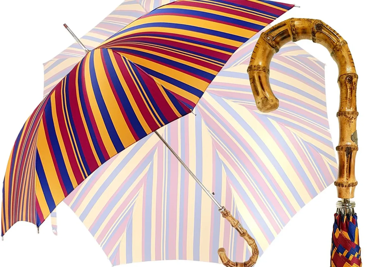 Gents Umbrella - Striped Design - By il Marchesato