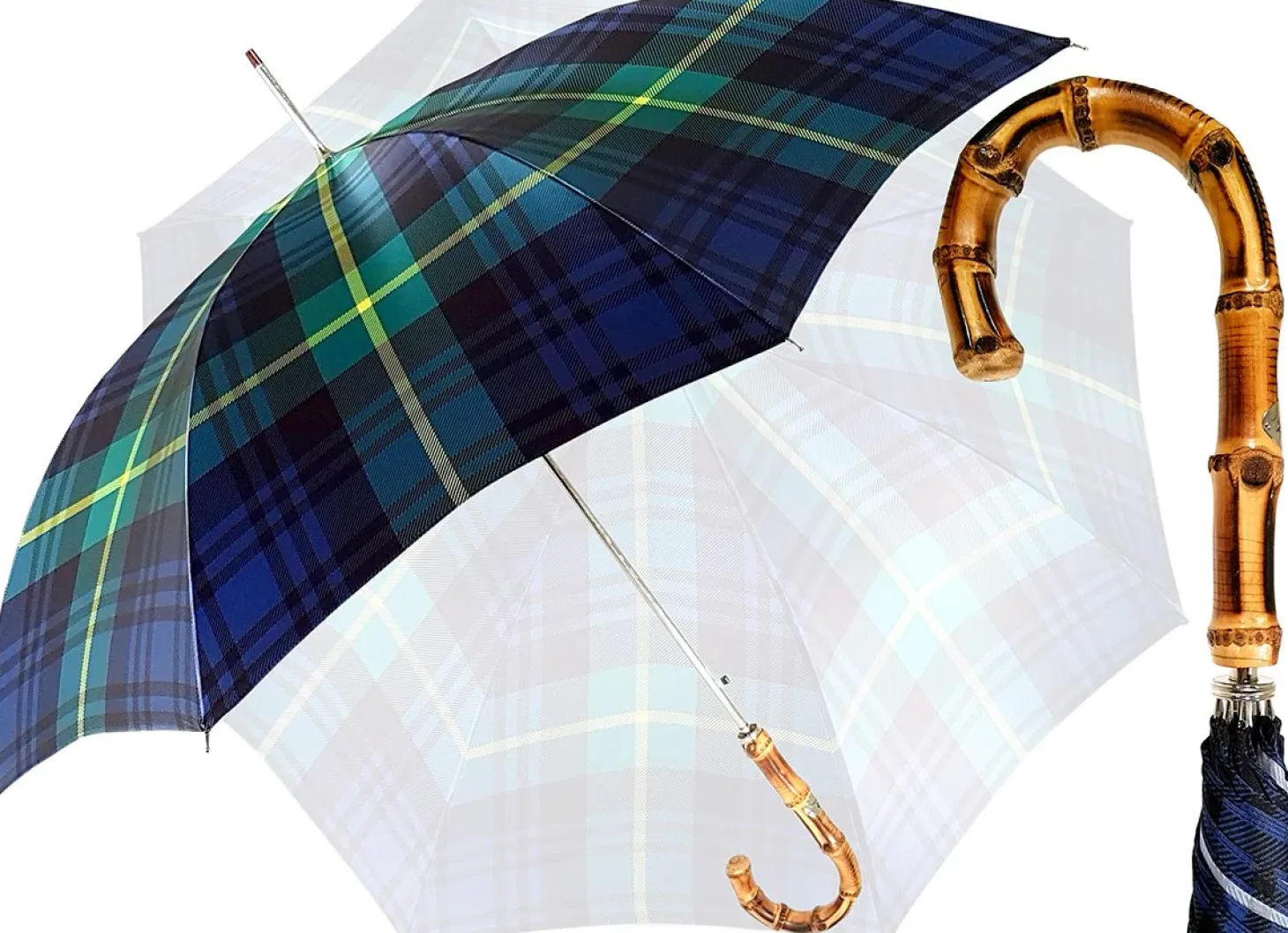 Gents Umbrella - Tartan Design - By il Marchesato