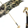 Gold Horse Head Handle Umbrella – Elegant Equestrian Design