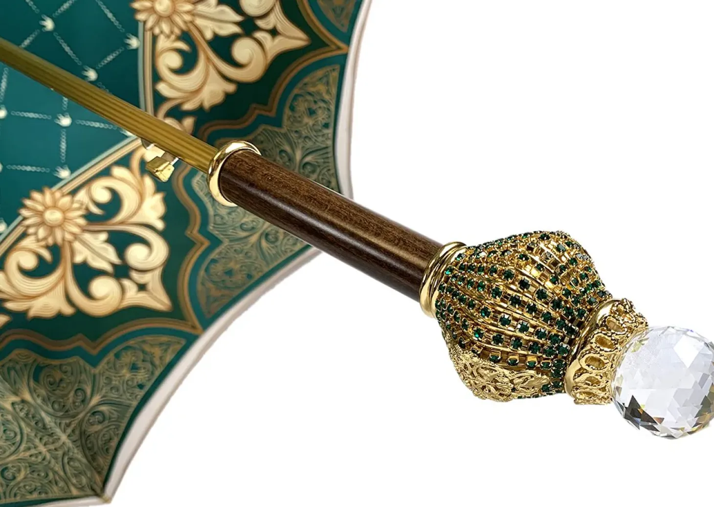 Gorgeous Cream Color Umbrella With Double Fabric