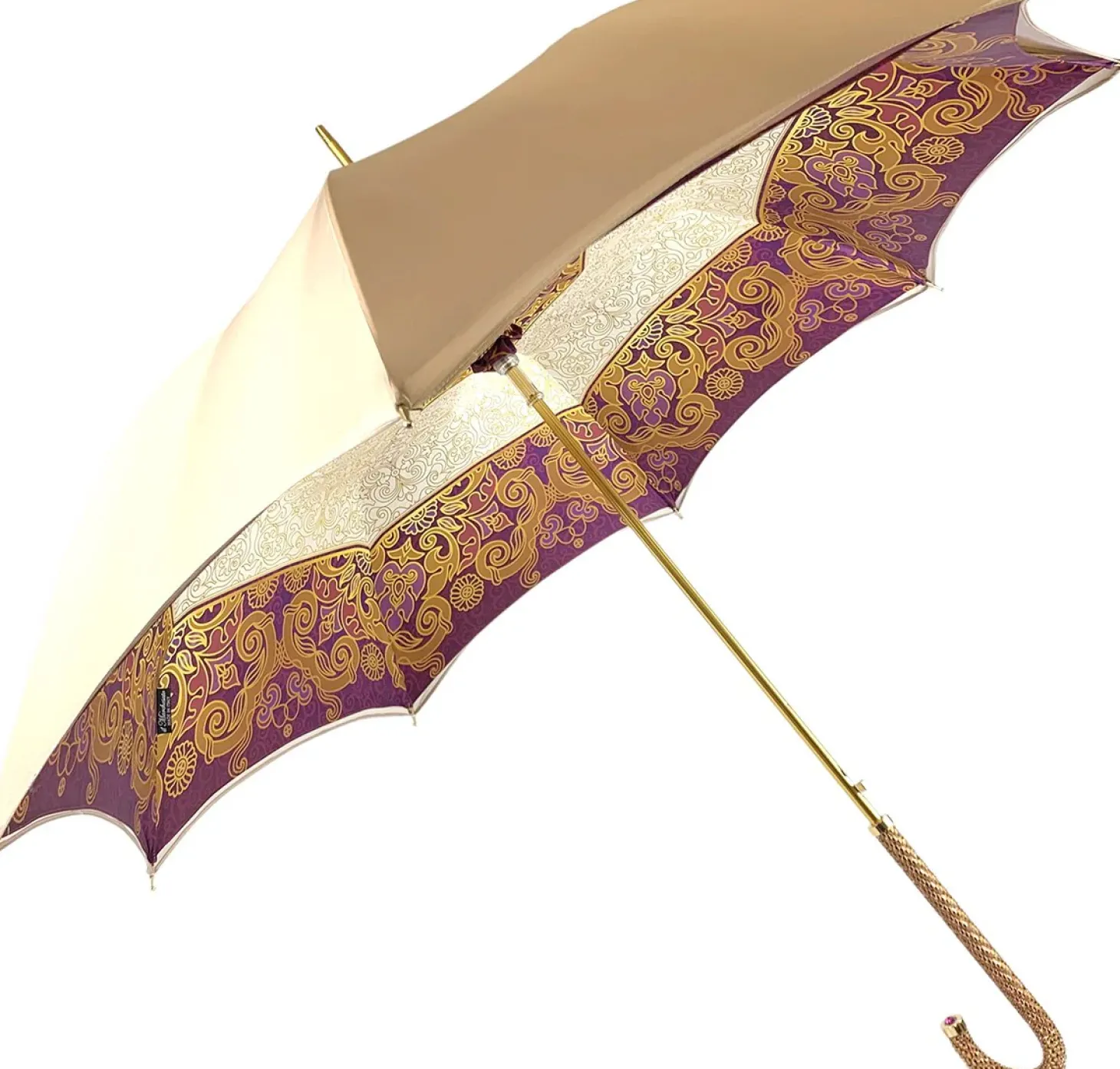 Gorgeous Cream Color Umbrella With Double Fabric