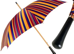 Handcrafted Multi-Color Striped Umbrella