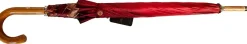 Handcrafted Umbrella - Striped Red And Cream - Shaded Colors - Malacca