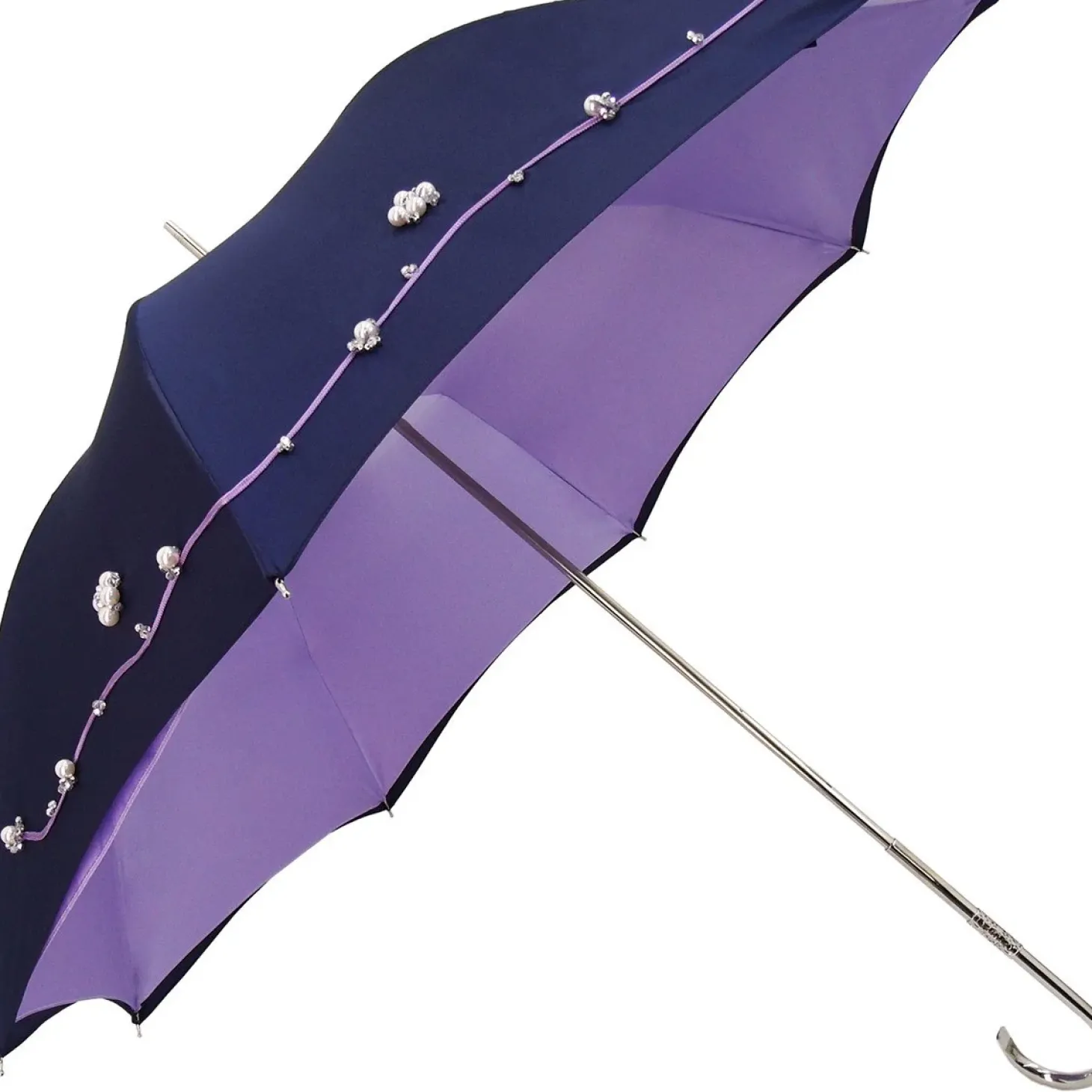 Handmade Luxury Jewel Pearl Women's Fashion Umbrella
