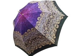 Handmade Luxury Women's Double Cloth Umbrellas Awesome Italian Fashion Crystals Umbrellas