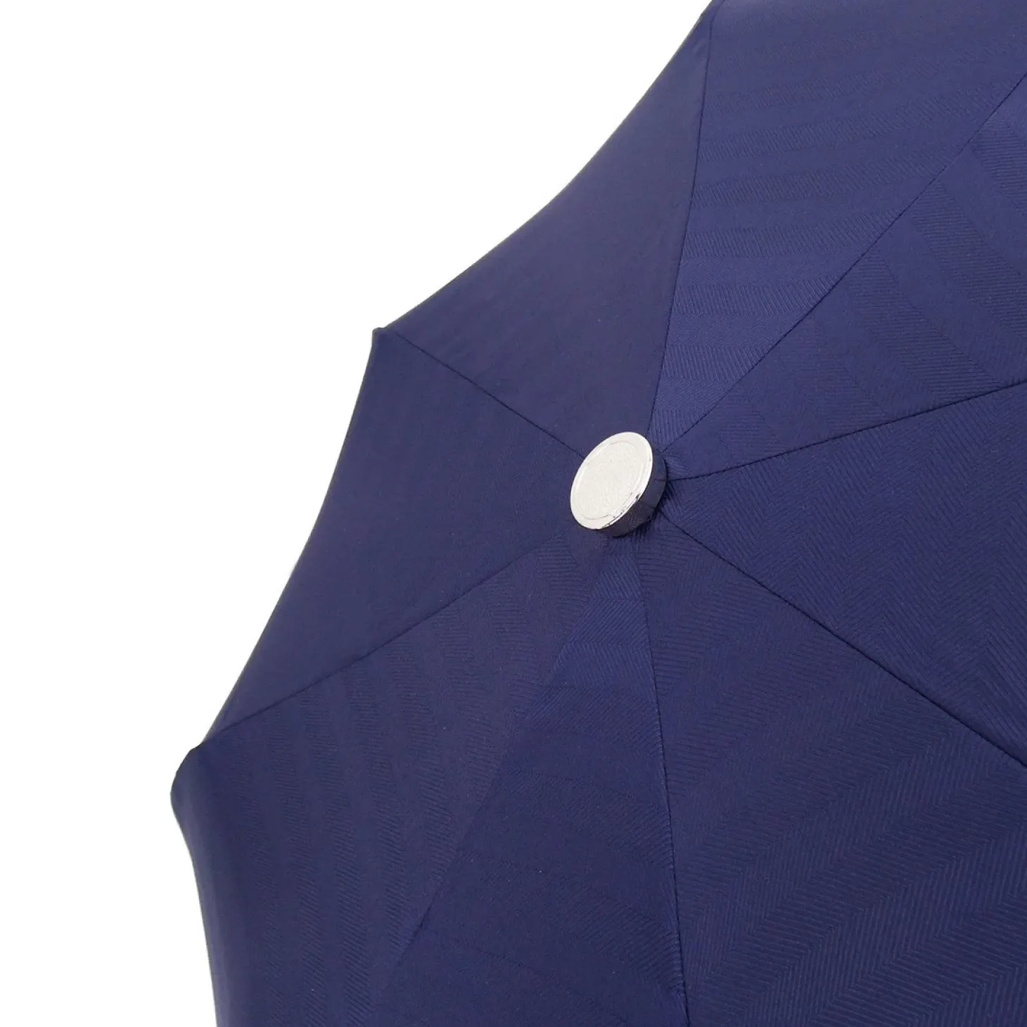 Handmade Men's Compact Umbrella in a Blue Color