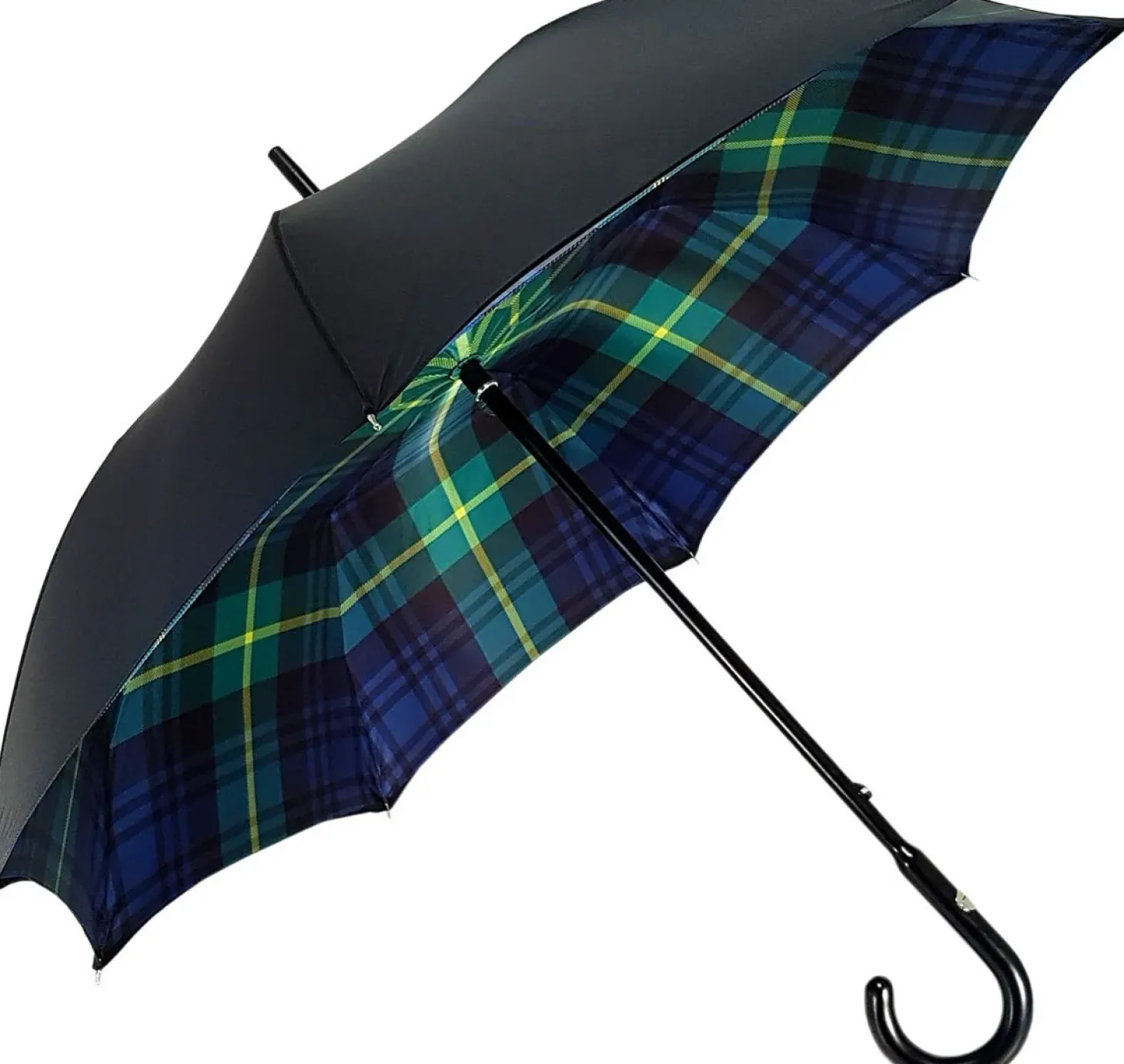 Handmade Men's Umbrella - Tartan Design