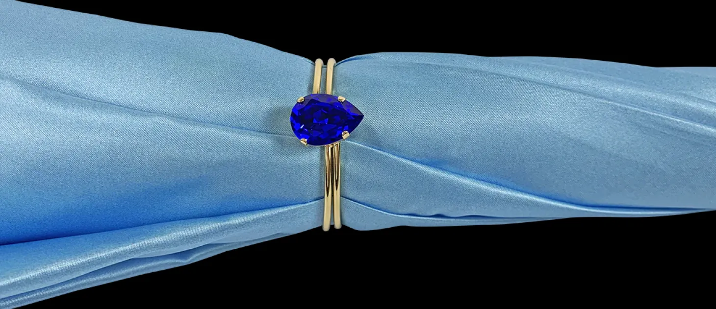 il Marchesato Blue Peacock Umbrella