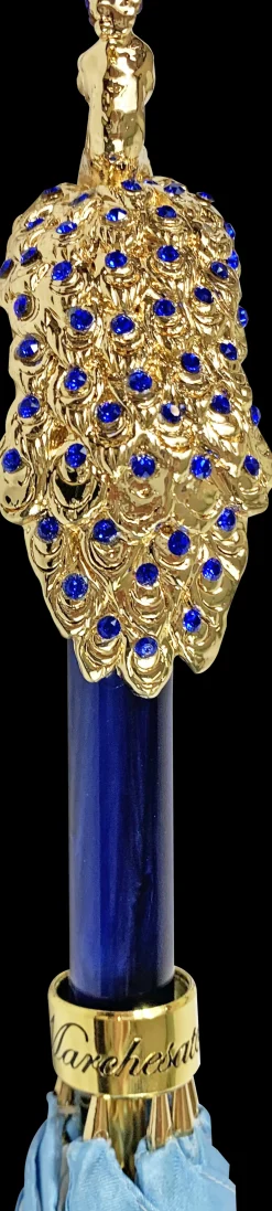 il Marchesato Blue Peacock Umbrella